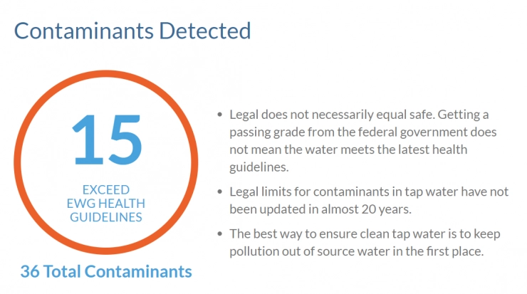 There are 36 kinds of pollutants in my drinking water, and the water purifier is really indispensable