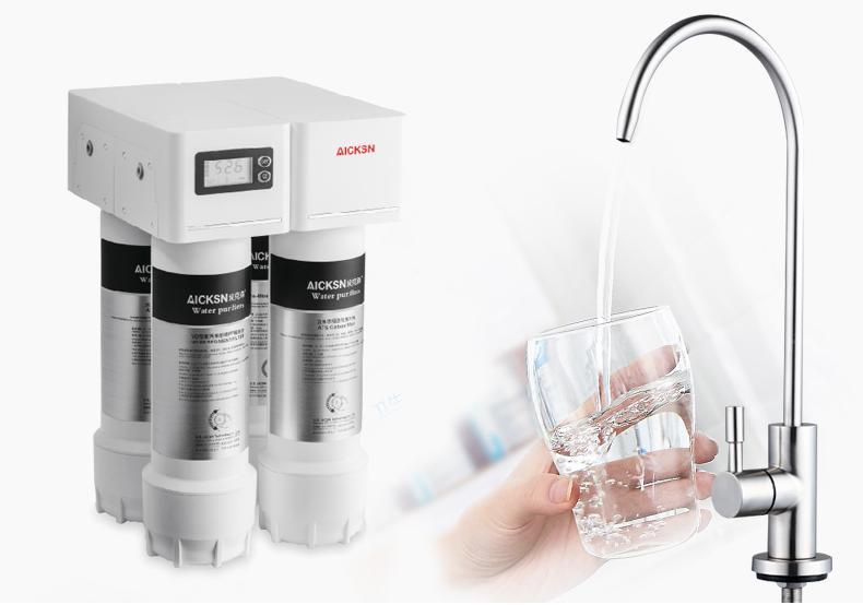 AICKSN water purifier: What is the difference between water efficiency and wastewater ratio?