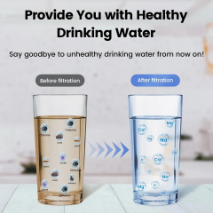 OEM 5 stages water purifier countertop filtro de agua uv filter water stainless steel uf water filters for home drinking