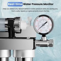 OEM 5 stages water purifier countertop filtro de agua uv filter water stainless steel uf water filters for home drinking
