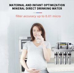 OEM 5 stages water purifier countertop filtro de agua uv filter water stainless steel uf water filters for home drinking