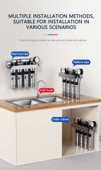 kitchen sink stainless steel water filter system water purifier 5 stages reverse osmosis system water filters for home drinking