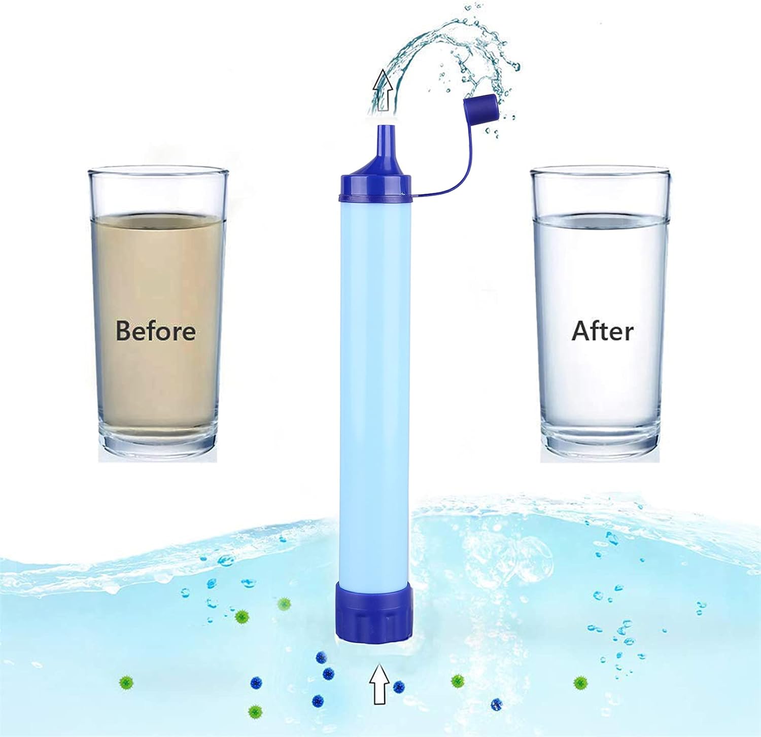 Outdoor travel new favorite Portable outdoor water purifier  water filters Functions of various big reveal