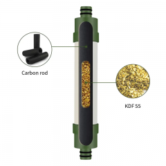 Personal Outdoor Activated Carbon Block Filter Portable Pump Water Filter for Hiking Survival Camping