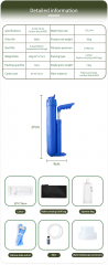 Personal Outdoor Activated Carbon Block Filter Portable Pump Water Filter for Hiking Survival Camping