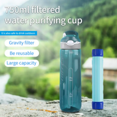Replacement Outdoor Portable Activated Carbon Filter Water Bottle Straw for Water Filter Bottles