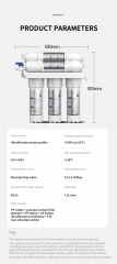 5 STAGE Ultrafiltration Machine Water Filter Drinking Water Purifier Filter cheap price 1 year warranty uf water purifier drink water filter membrane for water purifier
