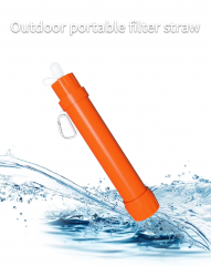 Hollow Fiber Membrane KDF Mini Hiking Outdoor Camping Water Filter Portable Life Water Filter Straw