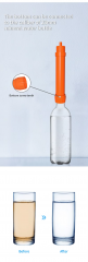 Hollow Fiber Membrane KDF Mini Hiking Outdoor Camping Water Filter Portable Life Water Filter Straw