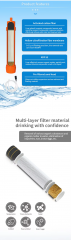 Hollow Fiber Membrane KDF Mini Hiking Outdoor Camping Water Filter Portable Life Water Filter Straw