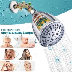 9 Premium Spray Settings with Filter Shower Head Good Quality Concealed Wall Mounted Luxury Rainfall Shower Head for Bathroom