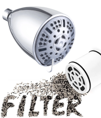 9 Premium Spray Settings with Filter Shower Head Good Quality Concealed Wall Mounted Luxury Rainfall Shower Head for Bathroom