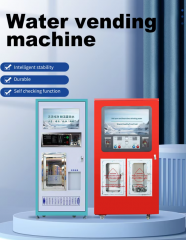 Dual Window Reverse Osmosis Purified Water Vending Machine 220V 2000L Capacity Commercial Mini Portable RO Water Purification Plant