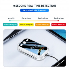 Handheld portable co2 air quality detector smart formaldehyde carbon dioxide detector with indoor temperature and humidity