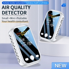 Handheld portable co2 air quality detector smart formaldehyde carbon dioxide detector with indoor temperature and humidity