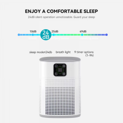 Mini Fragrance Wholesale Personal Best Home Smart air Purifier Smoke China 2025 Home air Purifier Hepa Filter