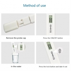 Pocket Size Small Tds Meters Water Tds Meter Wholesale White Color TDS Tester for Water Quality