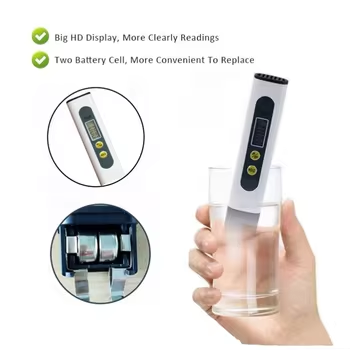 Digital TDS Meter Water Quality Tester 0-9990ppm, Portable PPM Meter for Drinking Water/Aquarium/Hydroponics/Pools