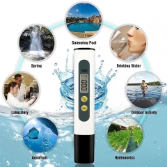 Digital TDS Meter Water Quality Tester 0-9990ppm, Portable PPM Meter for Drinking Water/Aquarium/Hydroponics/Pools
