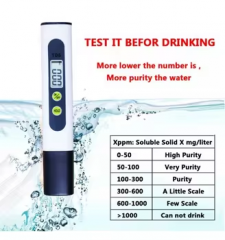 Digital TDS Meter Water Quality Tester 0-9990ppm, Portable PPM Meter for Drinking Water/Aquarium/Hydroponics/Pools