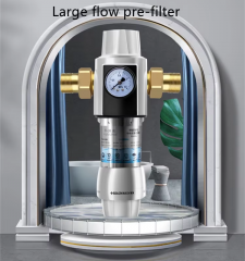 Integrated Turning Scraper Whole House Auto Backwash Water Pre Filter Large Flow Prefilter
