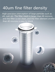 Integrated Turning Scraper Whole House Auto Backwash Water Pre Filter Large Flow Prefilter