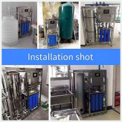 250L/H 500L/H Industrial Reverse Osmosis System RO Membrane Carbon Filter Farm Water Purification Drinking Water Purifier Machine RO Plant