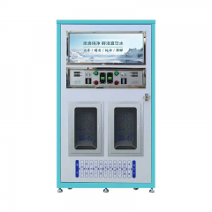 Dual Window Reverse Osmosis Purified Water Vending Machine 220V 2000L Capacity Commercial Mini Portable RO Water Purification Plant