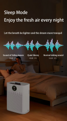 Custom Home Smart Air Purifier Filters Electric HEPA Purifier OEM&ODM Air Cleaner Machine