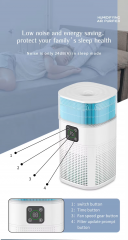 Household Hot Sale Smart New Trending Desktop Design Cat Pet Home Air Hepa Filter Purifier Air Cleaner Home Air Purifier
