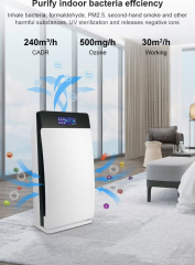 New Model Abs Low Noise Air Purifier With Smart Panel Control Multi-function Commercial Homeuse air purification system