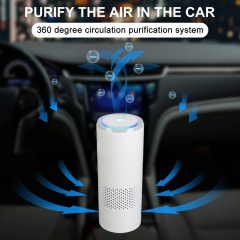 Air Purifier Manufacturer ABS Portable Hepa Activated Carbon Air Purifier With Aroma Function