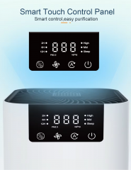 2025 Trend Home Desktop Smart air purifier Portable Anion True H13 HEPA Air Cleaner Purifier With Aroma Diffuser and Air Quality Monitor