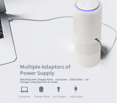 Air Purifier Manufacturer ABS Portable Hepa Activated Carbon Air Purifier With Aroma Function