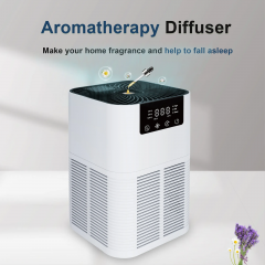 2025 Trend Home Desktop Smart air purifier Portable Anion True H13 HEPA Air Cleaner Purifier With Aroma Diffuser and Air Quality Monitor