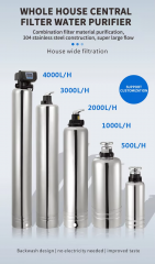 304 Stainless Steel 2000L/H Tap Filter Wall Mounted Wholesale Best Water Softener for Industrial