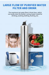 304 Stainless Steel 2000L/H Tap Filter Wall Mounted Wholesale Best Water Softener for Industrial
