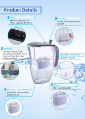 Water Pitcher Filter Compatible Water Filter Jug Pitcher for NSF42 Certified Water Filter Jug