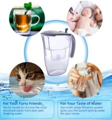 Water Pitcher Filter Compatible Water Filter Jug Pitcher for NSF42 Certified Water Filter Jug