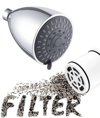 5 Premium Spray Settings with Filter Shower Head Good Quality Concealed Wall Mounted Luxury Rainfall Shower Head for Bathroom