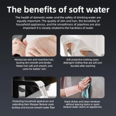 Intelligent Luxury Automatic Water Softener for Whole House Electric Power for Residential Home Use Salt Depletion Feature