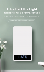OEM ODM Low Noise Co2 Tuya WiFi Bathroom Nail Salon Smart Heat Recovery Ventilation Fresh Air System 110V Air Purifier