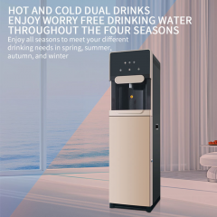 2025 High-End Electric Water Dispenser for Outdoor Household Hotels Hot Cold Water 5-Level Filtration System Stand Plastic