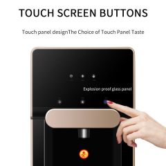 2025 High-End Electric Water Dispenser for Outdoor Household Hotels Hot Cold Water 5-Level Filtration System Stand Plastic