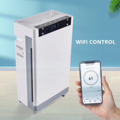 Intelligent Portable App Control Home Air Purifier True HEPA 13 Grade WIFI air Purificatoin systems for home commercial places