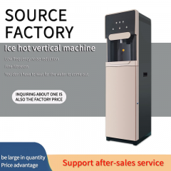2025 High-End Electric Water Dispenser for Outdoor Household Hotels Hot Cold Water 5-Level Filtration System Stand Plastic