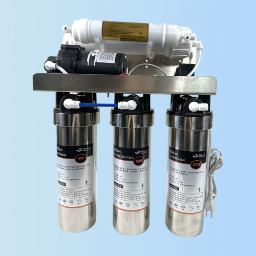 2025 New Portable Stainless Steel Filter Household Water Purifier System Electric Manual Power Source 600 GPD Flow for Outdoor