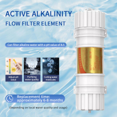 Commercial 0.01 Micron Alkaline Ball Filter Cartridge Membrane Ultrafiltration & Reverse Osmosis Activated Carbon Water Filter