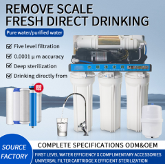 5/6-Level Household Reverse Osmosis Purifier System Plastic Sink Machine for Home Outdoor Use Self-Cleaning RO Purification Machine