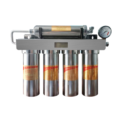 Intelligent Ultrafiltration Water purification system Portable 5-Grade Stainless Steel UF Manual Household Sink Filter Outdoor Use water Purifier